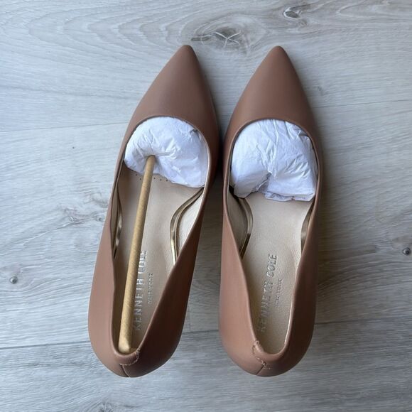 Kenneth Cole RILEY 85 LEATHER HEEL WITH REBOUND size 8 latte NWT in box - Picture 14 of 14